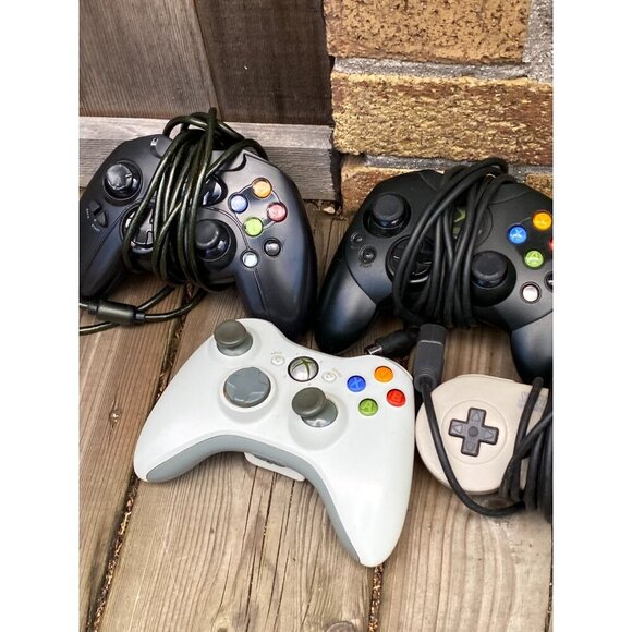 Untested Controller Lot 6x Xbox, SNES Super Nintendo Original Controller - Picture 4 of 6